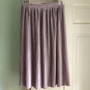 Zara pleated midi skirt
